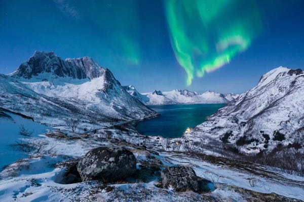 Snowy Mountains: I LOVE Norway by Stefan Hefele