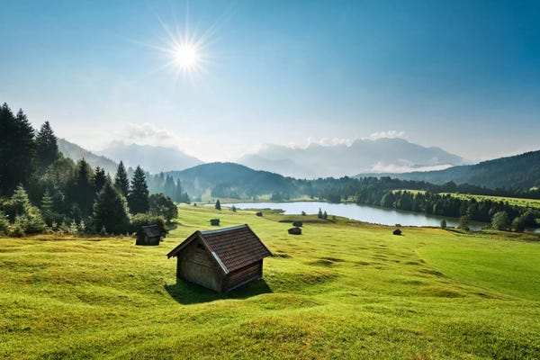 Stefan Hefele: Idyllic Alps by Stefan Hefele