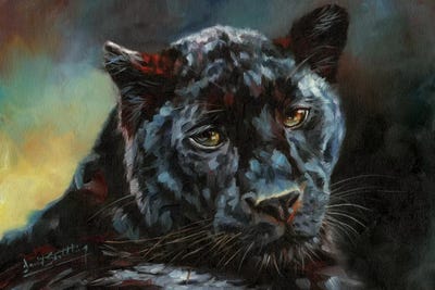 Black Panther II by David Stribbling art print