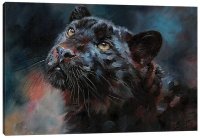 Black Panther III Canvas Art Print