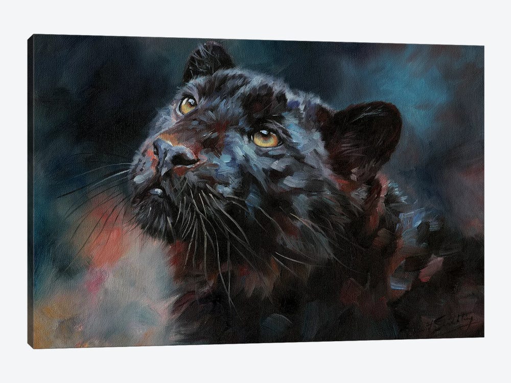 Black Panther III by David Stribbling 1-piece Canvas Artwork