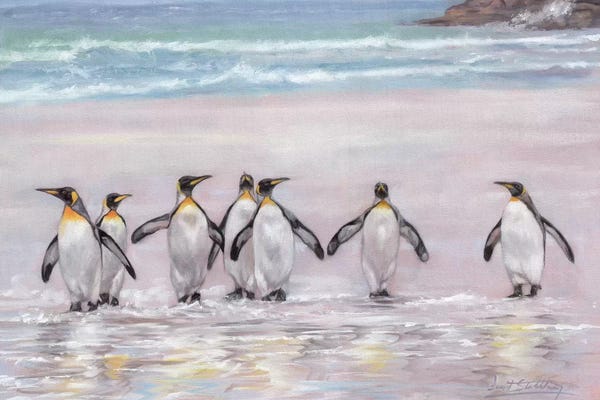 David Stribbling: 7 Penguins by David Stribbling