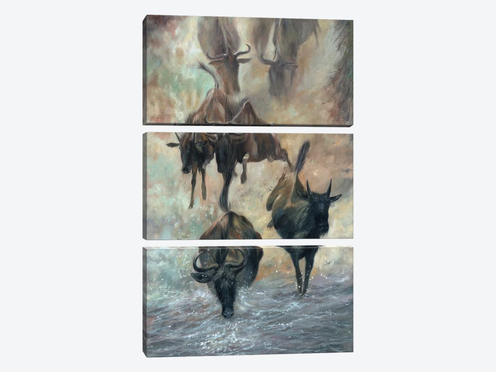 The Great Migration by David Stribbling 3-piece Canvas Print