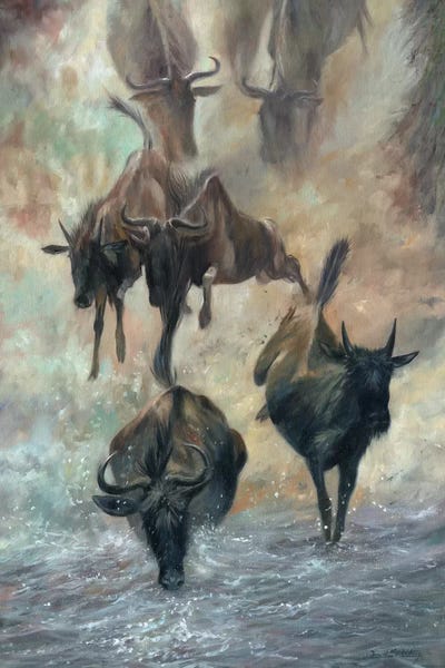 Bison & Buffaloes: The Great Migration by David Stribbling