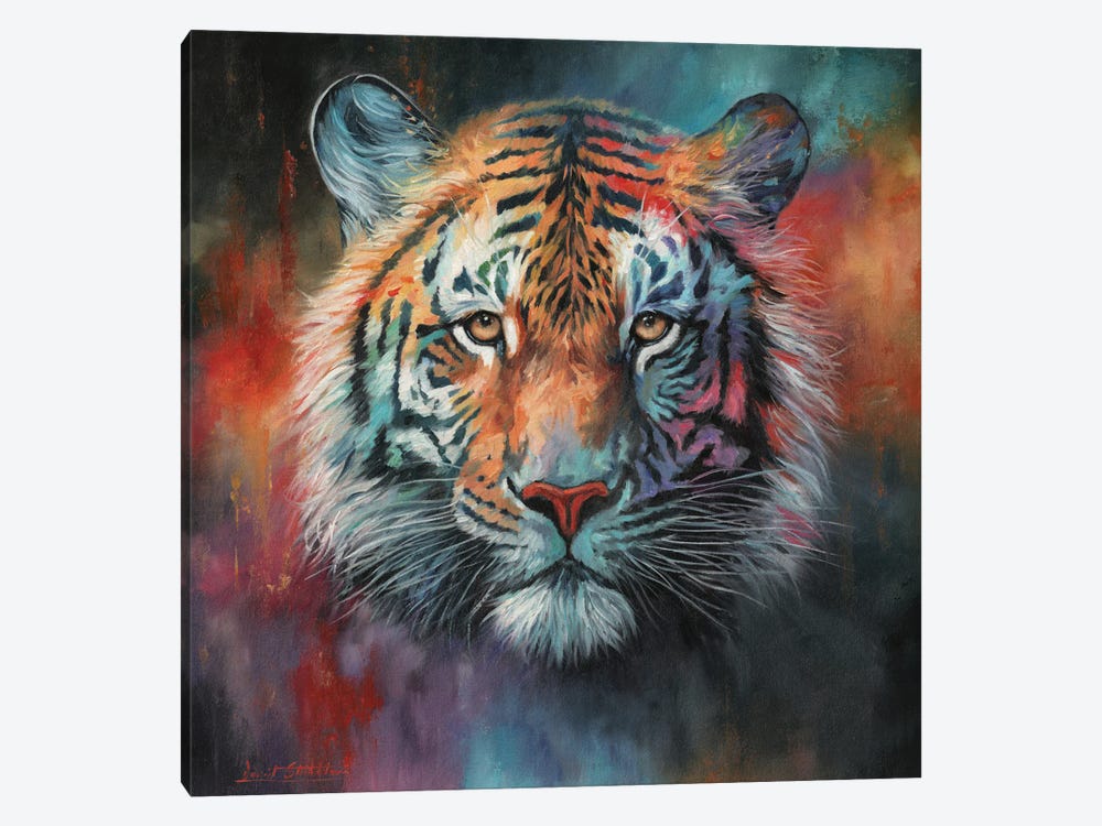 Tiger's Gaze by David Stribbling 1-piece Canvas Artwork