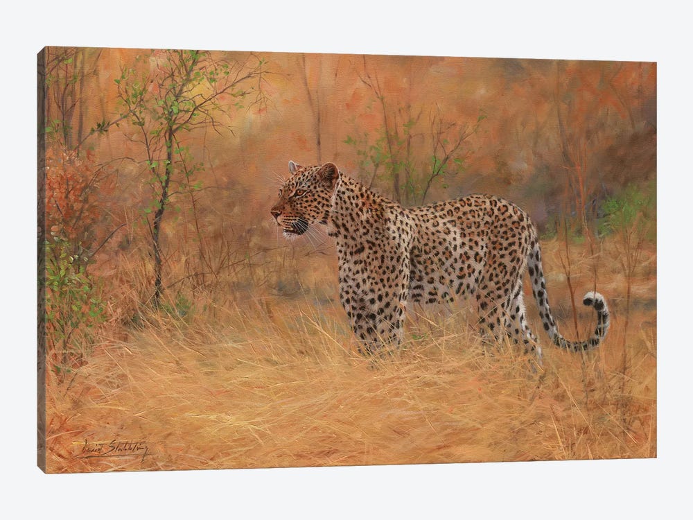 Leopard In Forest 1-piece Canvas Print