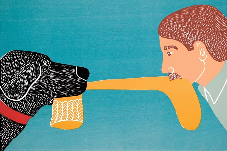 Dogs Bring Out Your Inner Child by Stephen Huneck wall art