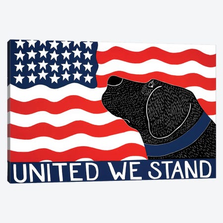 United We Stand Canvas Print #STH225} by Stephen Huneck Canvas Artwork