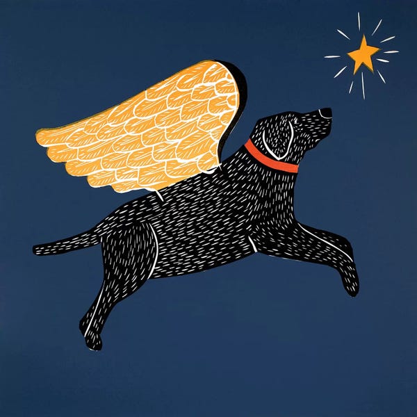 Labrador Retrievers: Dreaming Black by Stephen Huneck