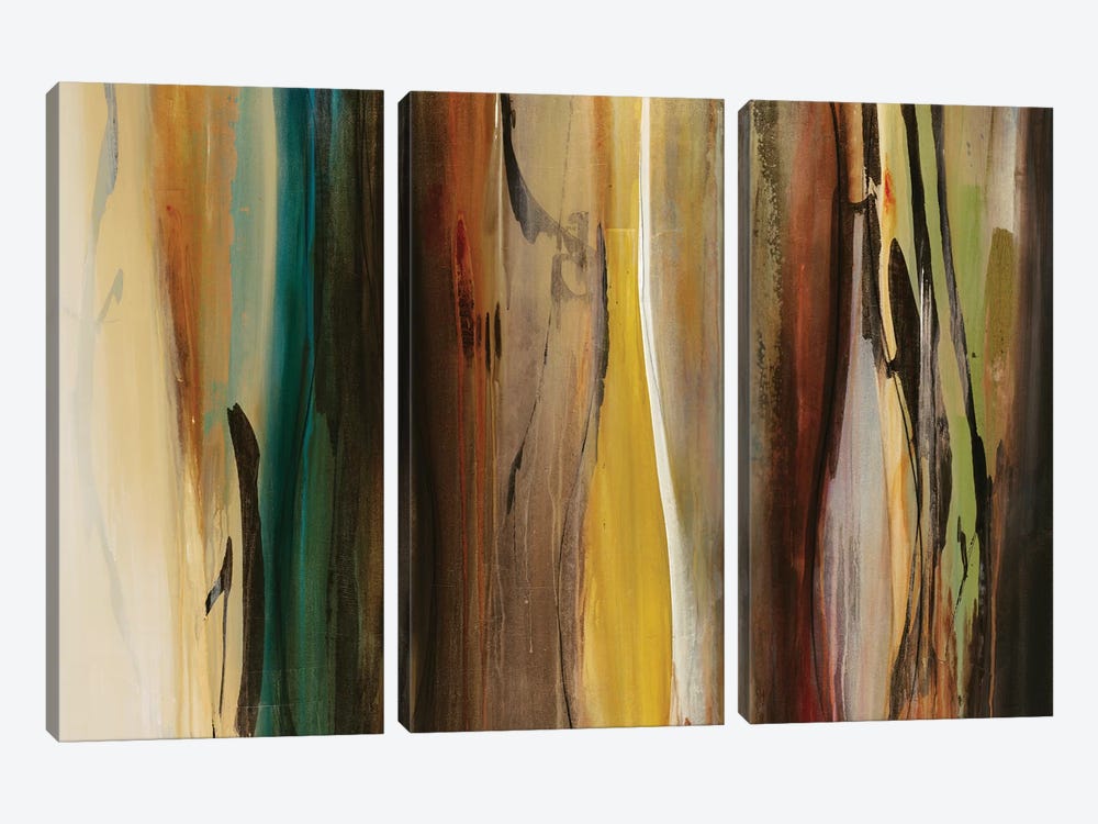 Forms In Harmony by Sarah Stockstill 3-piece Canvas Art Print