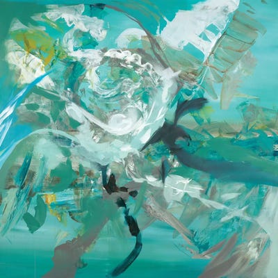 Lunar Breeze by Sarah Stockstill multi panel art