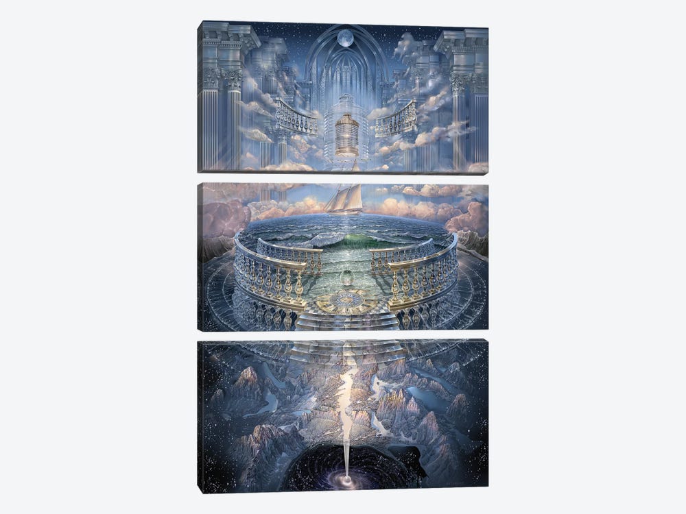 Solace II by John Stephens 3-piece Canvas Print