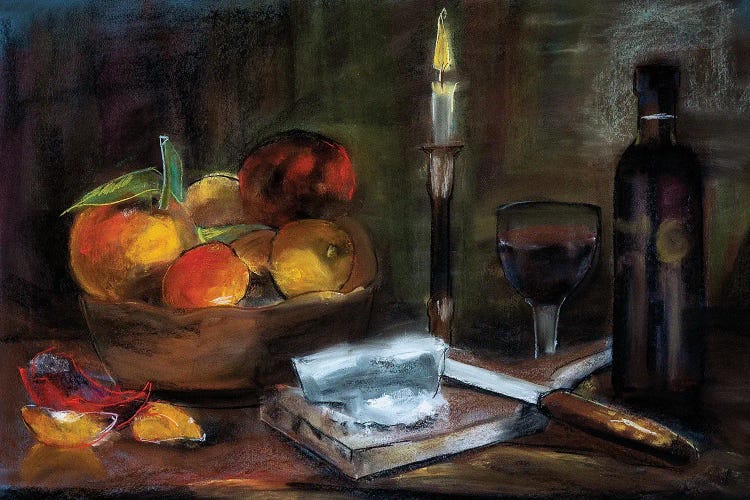 Expressive Night Etude by Stoian Hitrov wall art