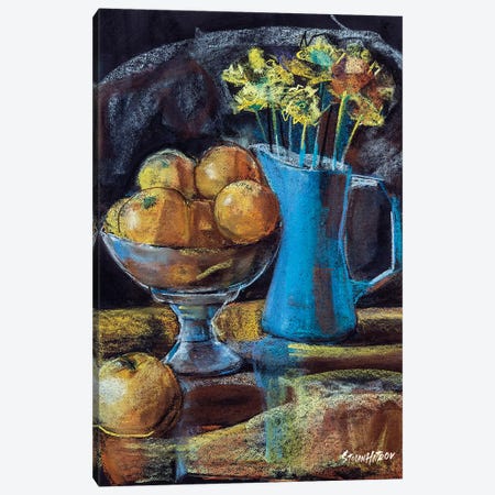 Yellow Orange Etude Canvas Print #STO123} by Stoian Hitrov Canvas Print
