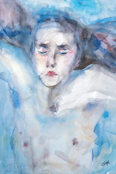 Water Girl by Stoian Hitrov framed wall art