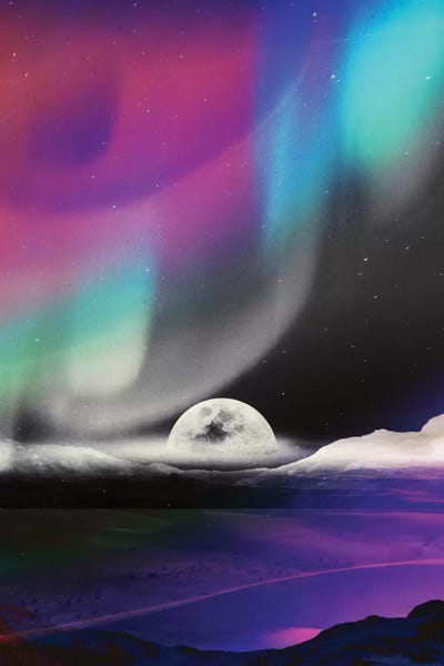 Aurora Borealis: Moon After Birth by Stoian Hitrov