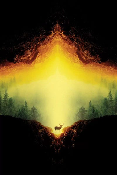 Oh Deer by Stoian Hitrov framed wall art