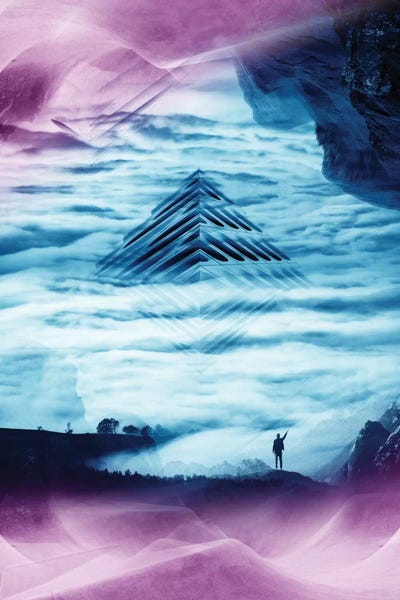 Stoian Hitrov: Teal Pyramid by Stoian Hitrov
