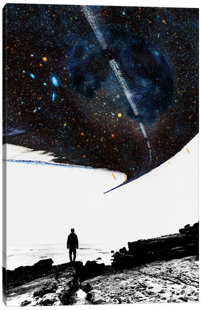 The Road Less Traveled Canvas Art Print - Kids Astronomy & Space Art