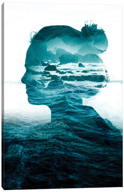 The Sea Inside Me Canvas Art Print - Stoian Hitrov