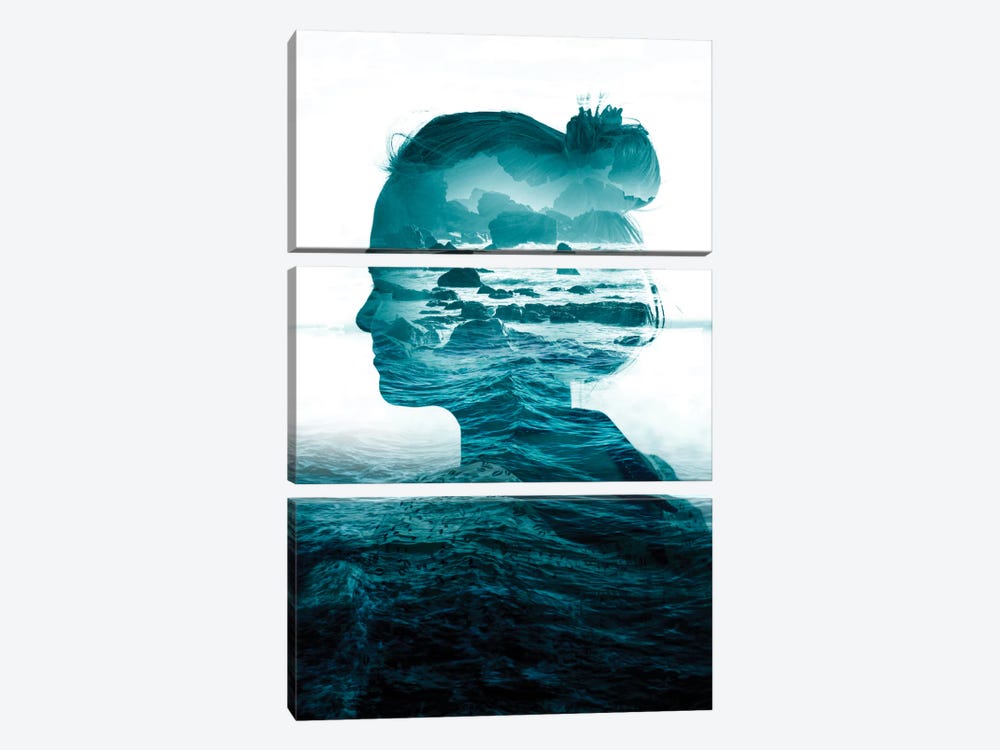 The Sea Inside Me by Stoian Hitrov 3-piece Art Print