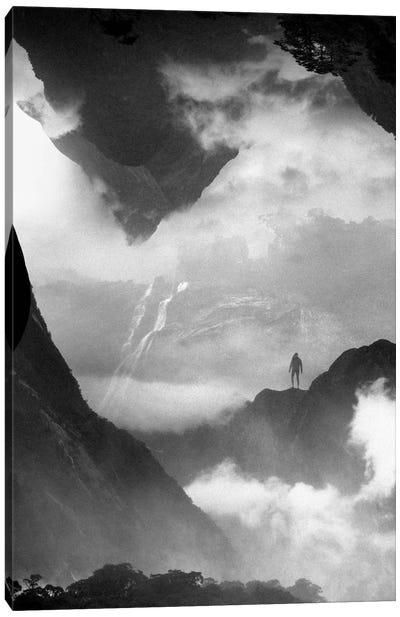 These Mountains Are Mine Of Clouds Canvas Art Print - Stoian Hitrov