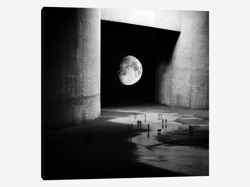 To The Moon by Stoian Hitrov 1-piece Art Print