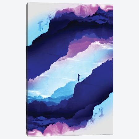 Violet Dream Of Isolation Canvas Print #STO53} by Stoian Hitrov Canvas Art Print