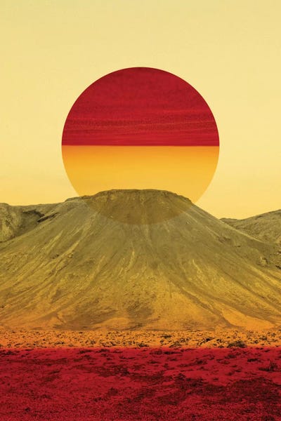 Warm Abstraction by Stoian Hitrov framed wall art