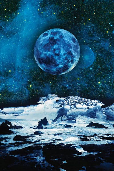 Kids Astronomy & Space Art: Blue Traveler by Stoian Hitrov