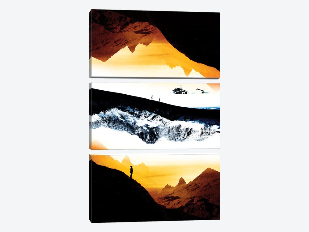 Hiking For What by Stoian Hitrov 3-piece Canvas Artwork