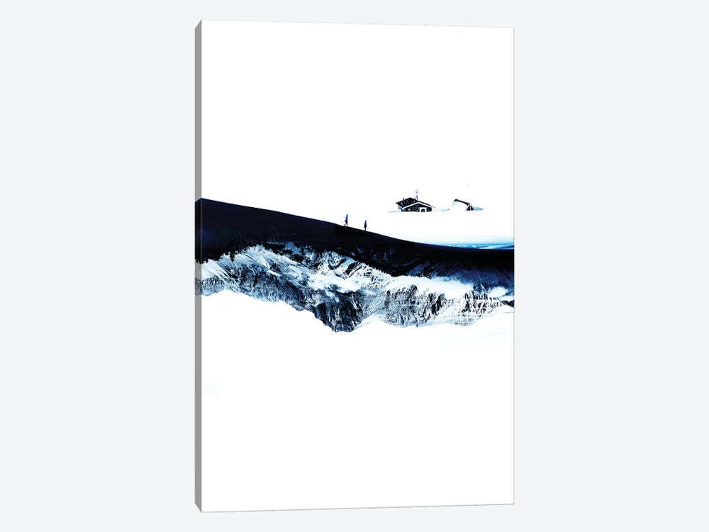 Hiking For Winter 1-piece Canvas Print