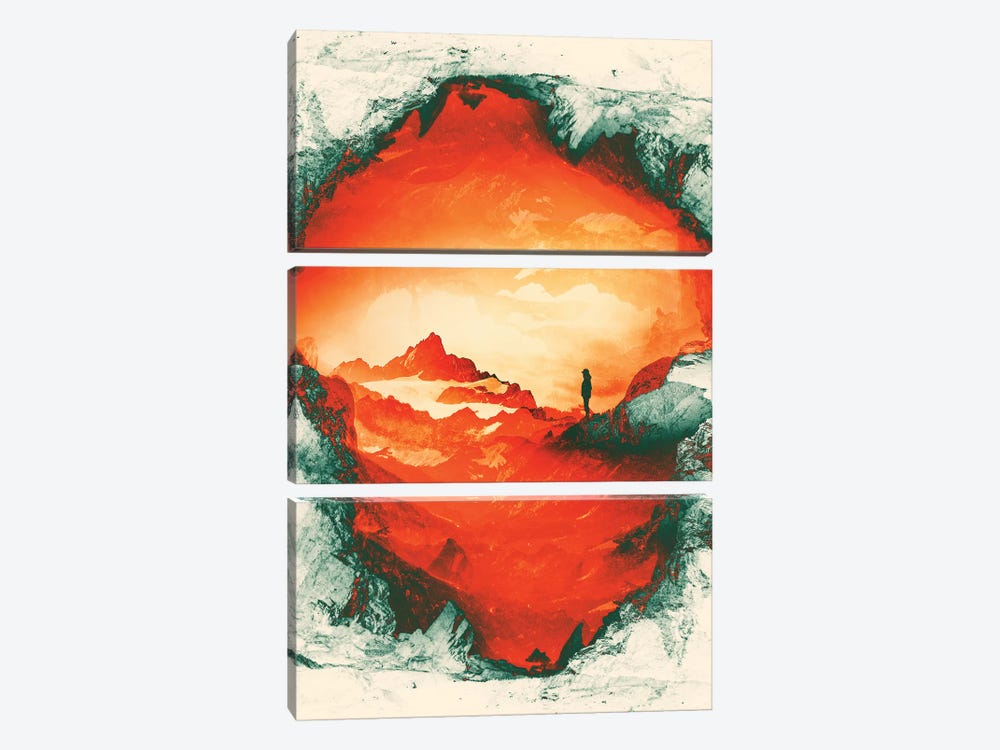 Occupy Mars by Stoian Hitrov 3-piece Canvas Print