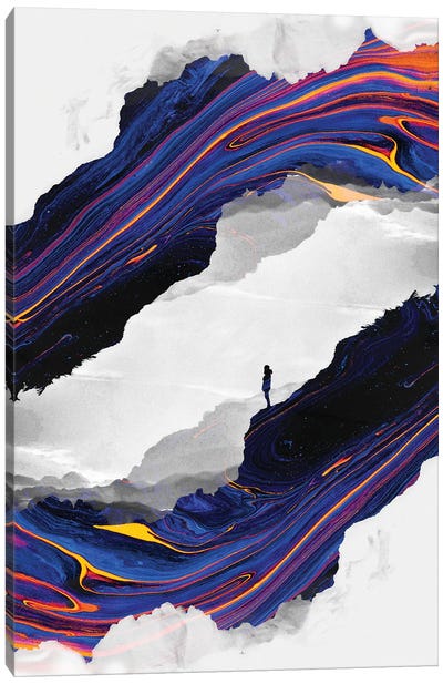Electric Storm of Isolation Canvas Art Print - Stoian Hitrov