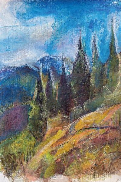 Stoian Hitrov: Alps Мeadow. by Stoian Hitrov