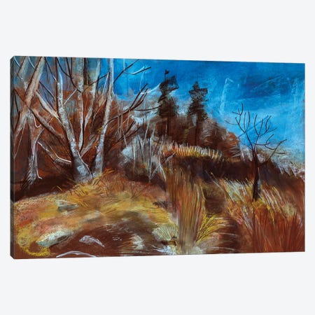 Autumn Meadow Canvas Print #STO98} by Stoian Hitrov Canvas Print
