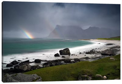 Lofoten, Norway I Canvas Art Print - Rainbow Art