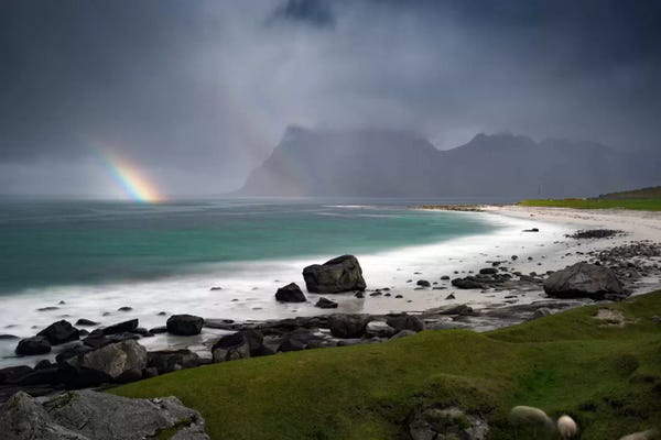 Rainbows: Lofoten, Norway I by Andreas Stridsberg