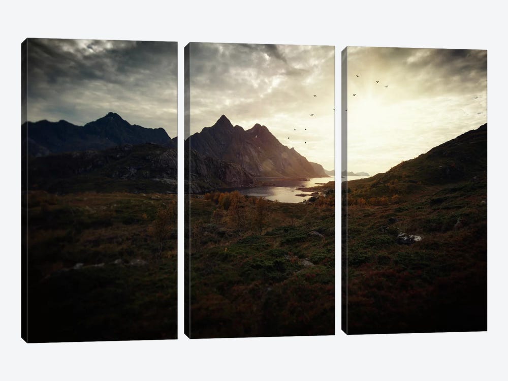 Lofoten, Norway III by Andreas Stridsberg 3-piece Canvas Artwork