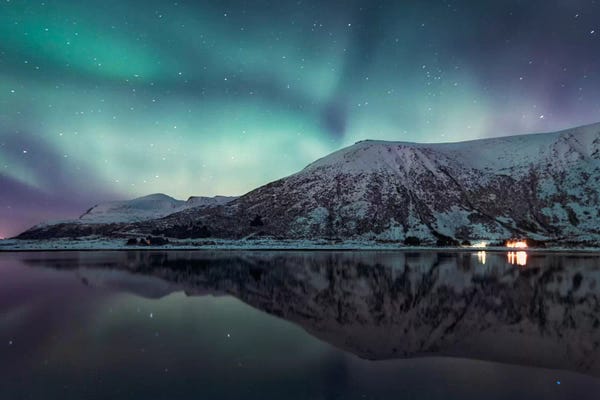 Snowy Mountains: Lofoten, Norway X by Andreas Stridsberg
