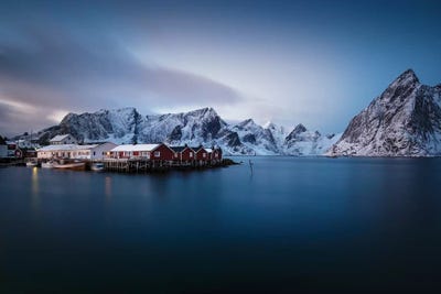 Lofoten Harbor I by Andreas Stridsberg art print