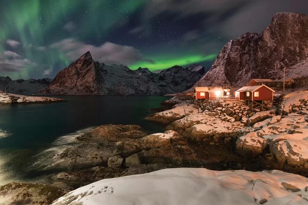 Black: Lofoten Norther Lights by Andreas Stridsberg