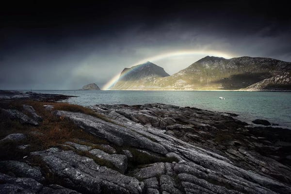 Lofoten: Lofoten Rainbow II by Andreas Stridsberg