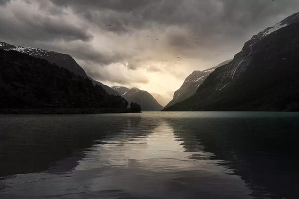 Lake Sunrises & Sunsets: Norway Sunrise by Andreas Stridsberg