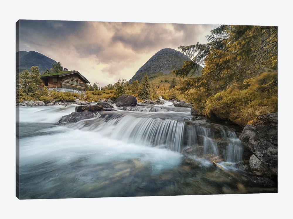 Norway Waterfall by Andreas Stridsberg 1-piece Art Print