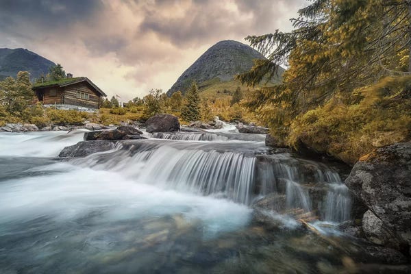 Waterfalls: Norway Waterfall by Andreas Stridsberg