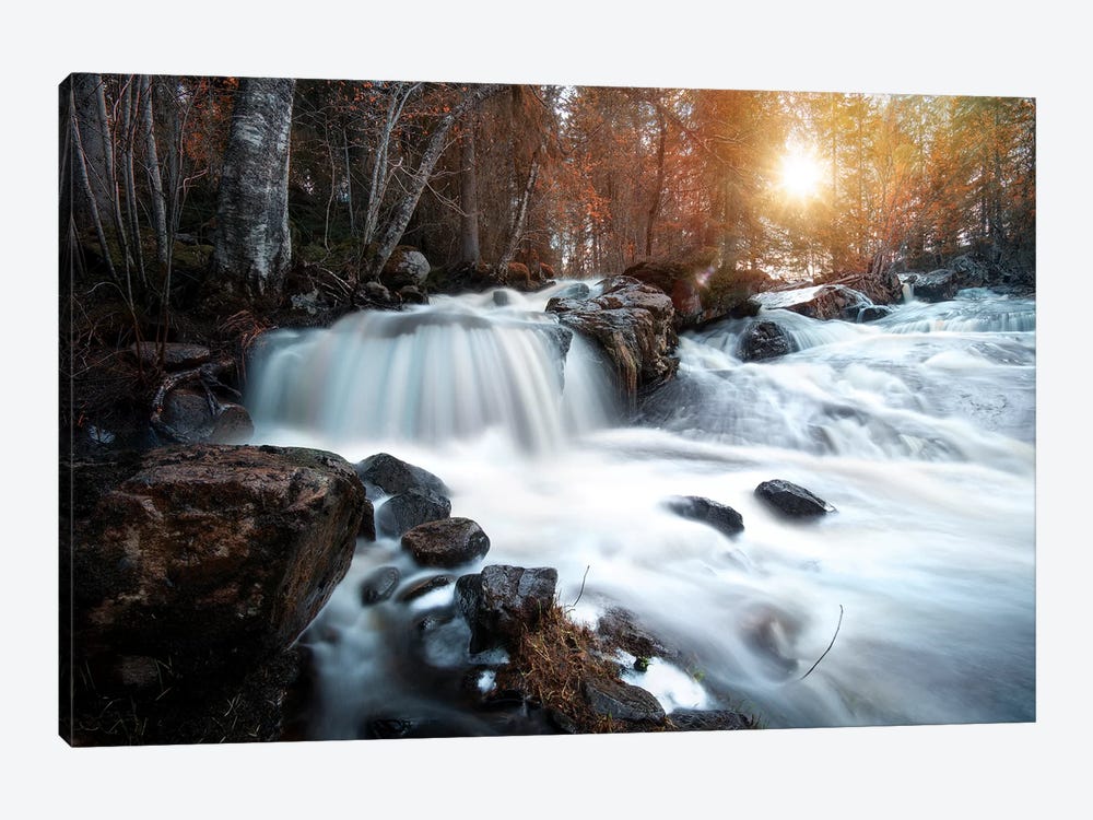 Autumn River by Andreas Stridsberg 1-piece Canvas Print