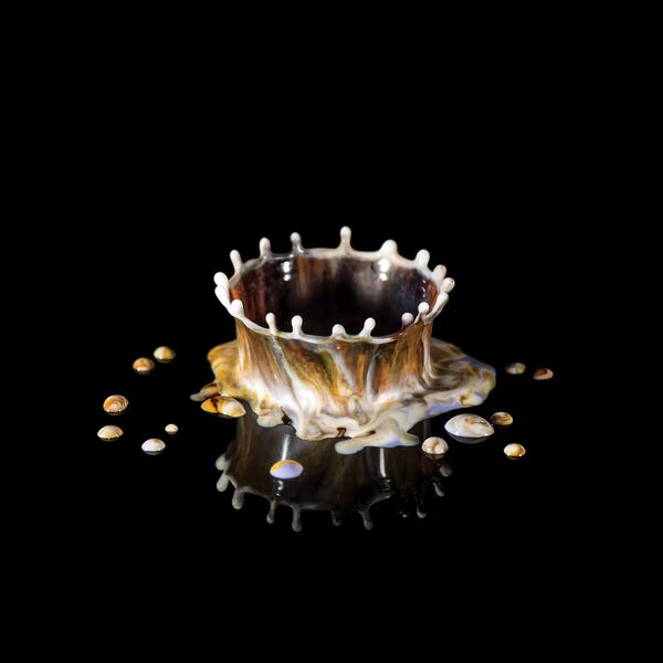 Water Close-Ups: Coffee Crown by Andreas Stridsberg