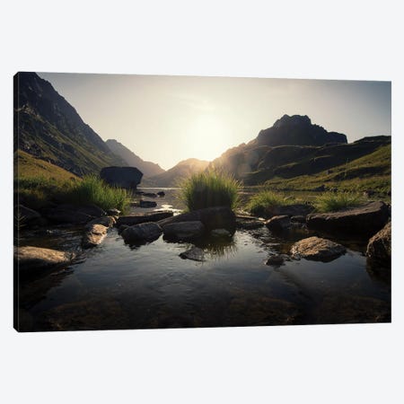 Another Day Dawns Canvas Print #STR218} by Andreas Stridsberg Art Print