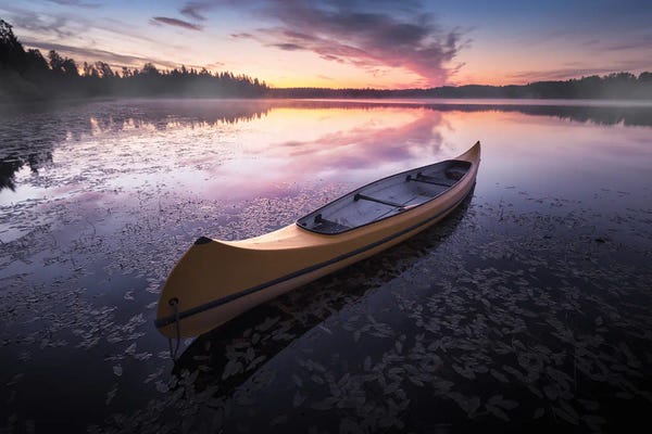 Rowboats: Midnight Canoe by Andreas Stridsberg